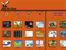 Tablet Screenshot of buzzbeegames.com